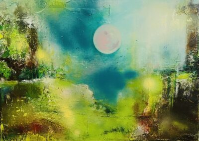 Mond über Irland